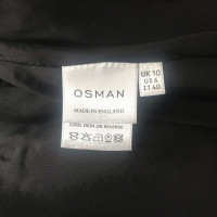 Osman Kleid aus Wolle in Schwarz