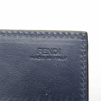 Fendi Handtasche aus Leder in Blau