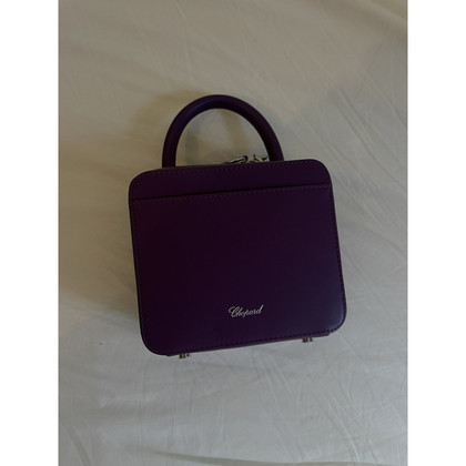 Chopard Green Carpet Bag aus Leder in Violett