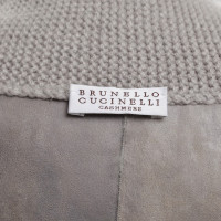 Brunello Cucinelli Strickjacke aus Grau