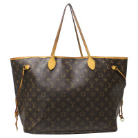 Louis Vuitton Shopper aus Canvas in Braun