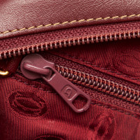 Cartier Umhängetasche aus Leder in Rot