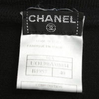 Chanel Gebreid vest in zwart