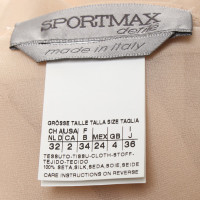 Sport Max blouse de soie nue