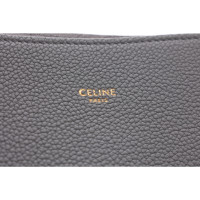 Céline Cabas Phantom Large in Pelle in Grigio