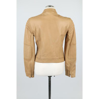 Sandro Jacket/Coat Leather in Beige