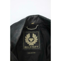 Belstaff Jas/Mantel Leer in Zwart