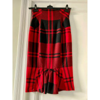 Diane Von Furstenberg Skirt Wool in Red