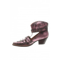 Coach Ankle boots Leather in Violet