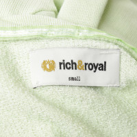 Rich & Royal Sweatshirt in Apfelgrün