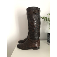 Etro Boots Leather in Brown