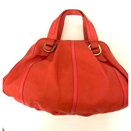 Bulgari Tote bag Leather in Red