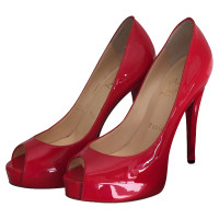 Christian Louboutin Very Prive aus Lackleder in Rot