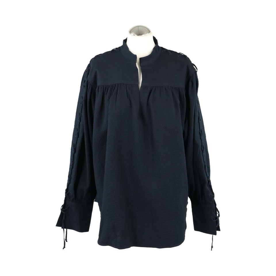 By Malene Birger Top Cotton in Blue
