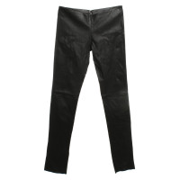 Jitrois Pantalon noir en cuir