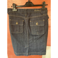 Louis Vuitton Rok Denim in Blauw