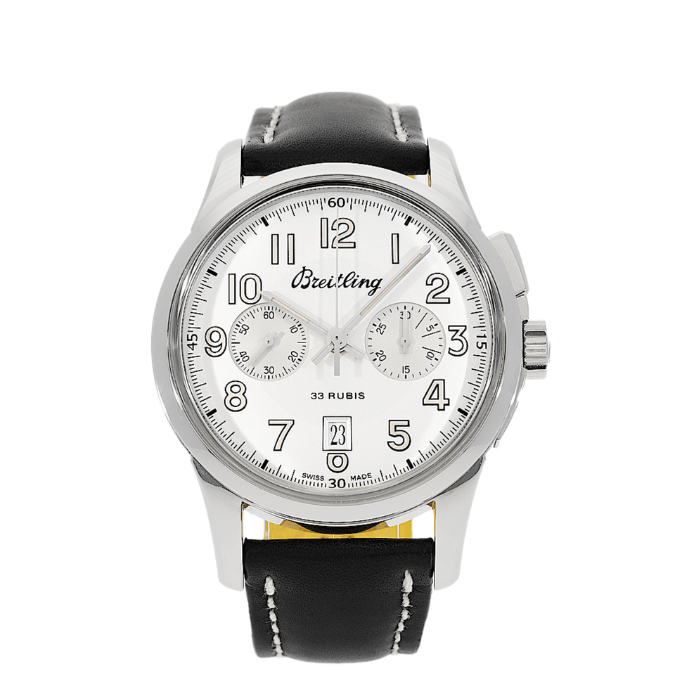 Breitling Transocean Chronograph in Pelle