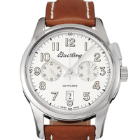Breitling Transocean Chronograph 1915 in Pelle
