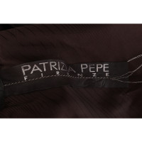 Patrizia Pepe Veste/Manteau en Cuir en Marron