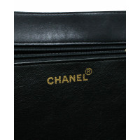 Chanel Shopping Tote aus Leder in Schwarz