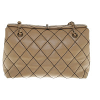 Chanel borsa trapuntata in beige