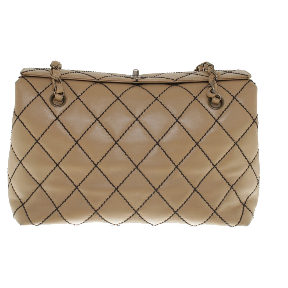 Chanel Gesteppte Handtasche in Beige