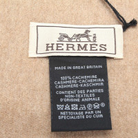 Hermès Schal/Tuch aus Wolle in Braun