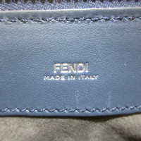 Fendi Dotcom Click in Pelle in Blu