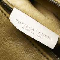 Bottega Veneta Schoudertas Leer in Kaki