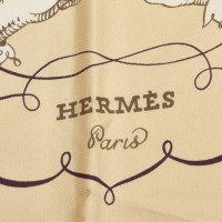 Hermès Carré 90x90 Zijde in Beige