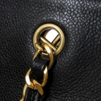 Chanel Tote bag Leer in Zwart