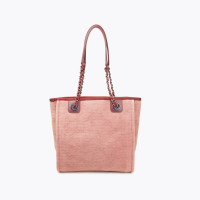 Chanel Deauville Small Tote in Rood