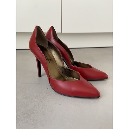 Lanvin Pumps/Peeptoes Leather in Red