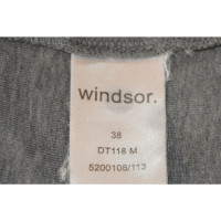Windsor Oberteil aus Baumwolle in Grau