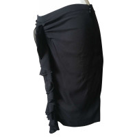 Versace Silk midi skirt