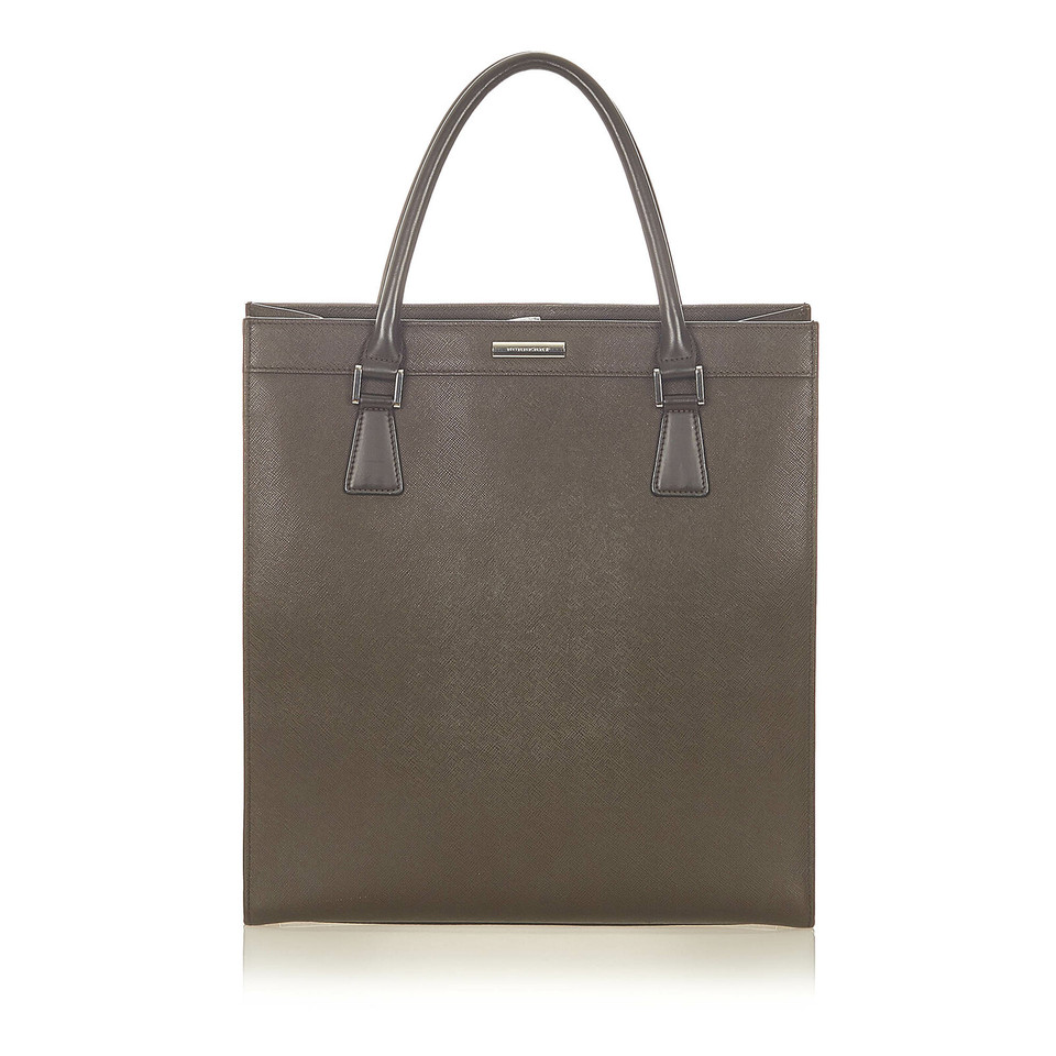 Burberry Tote bag Leer in Bruin