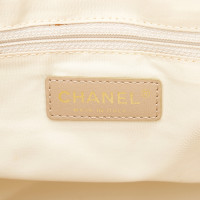 Chanel Tote Bag aus Baumwolle in Beige