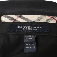 Burberry Bluse mit Perlen in Dunkelblau