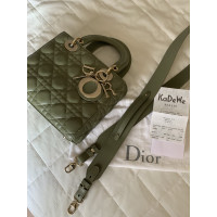 Christian Dior Lady Dior Small aus Leder in Grün