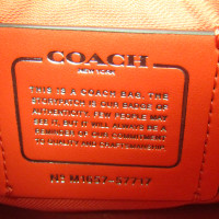 Coach Shopper Leather in Orange