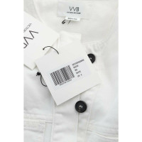 Victoria By Victoria Beckham Kleid aus Jeansstoff in Weiß