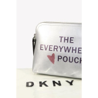 Dkny Shoulder bag Leather in Silvery