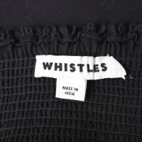 Whistles Robe décolletée en noir
