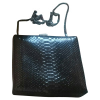 Chanel "Kiss-Lock-Bag" aus Pythonleder