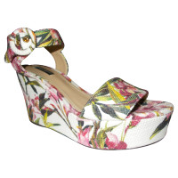 Dolce & Gabbana Oleandro floral brocade sandal