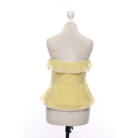 Bcbg Max Azria Top Silk in Yellow