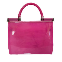 Dolce & Gabbana Sicily Bag en Cuir verni en Rose/pink