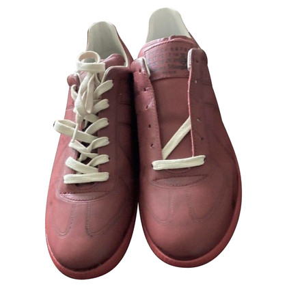 Maison Martin Margiela Sneakers aus Leder in Rot