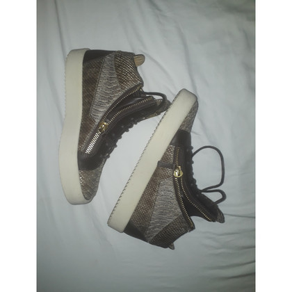 Giuseppe Zanotti Trainers Leather in Brown