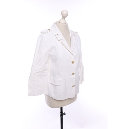 Rena Lange Blazer in Cotone in Bianco